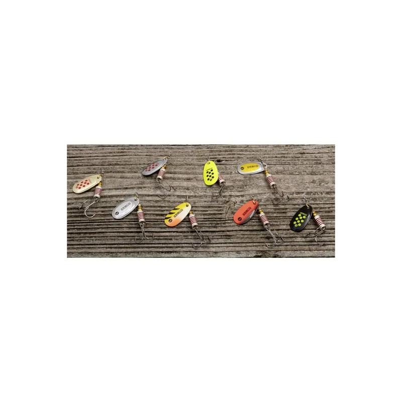 Zebco Trophy Z-Swirl Spinner Barschspinner-gold/ red dots