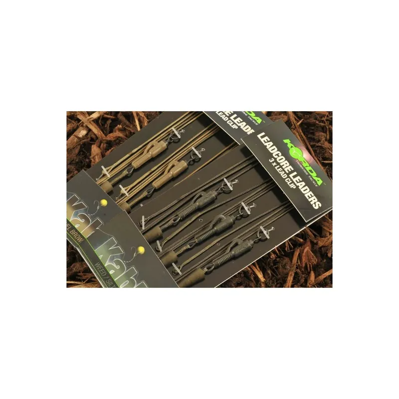 Korda Leadcore Leader Lead Clip - Gravel-