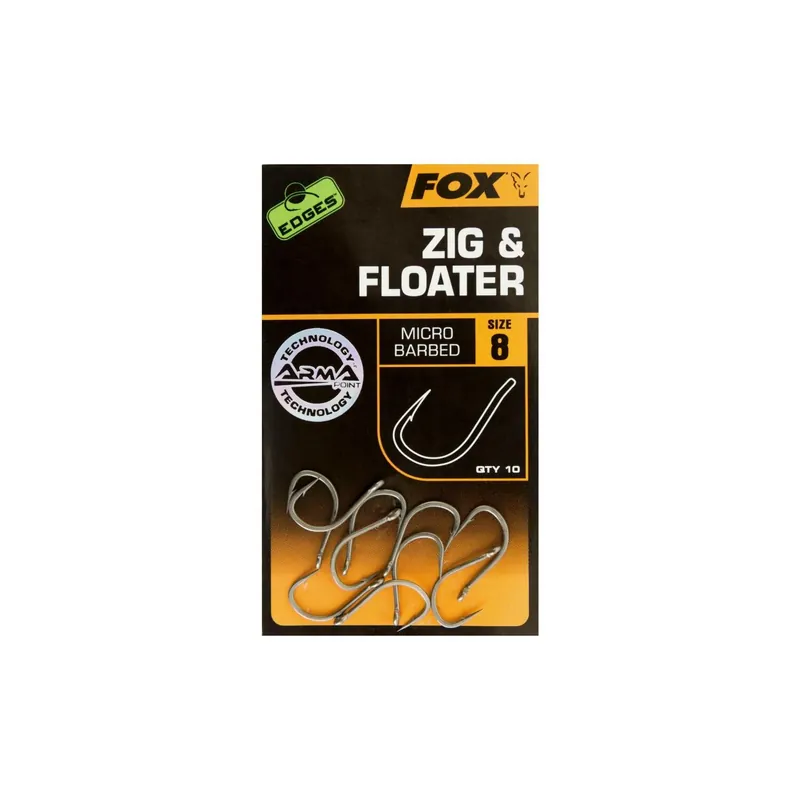 Fox Edges Armapoint Zig & Floater Hooks-Gr. 10