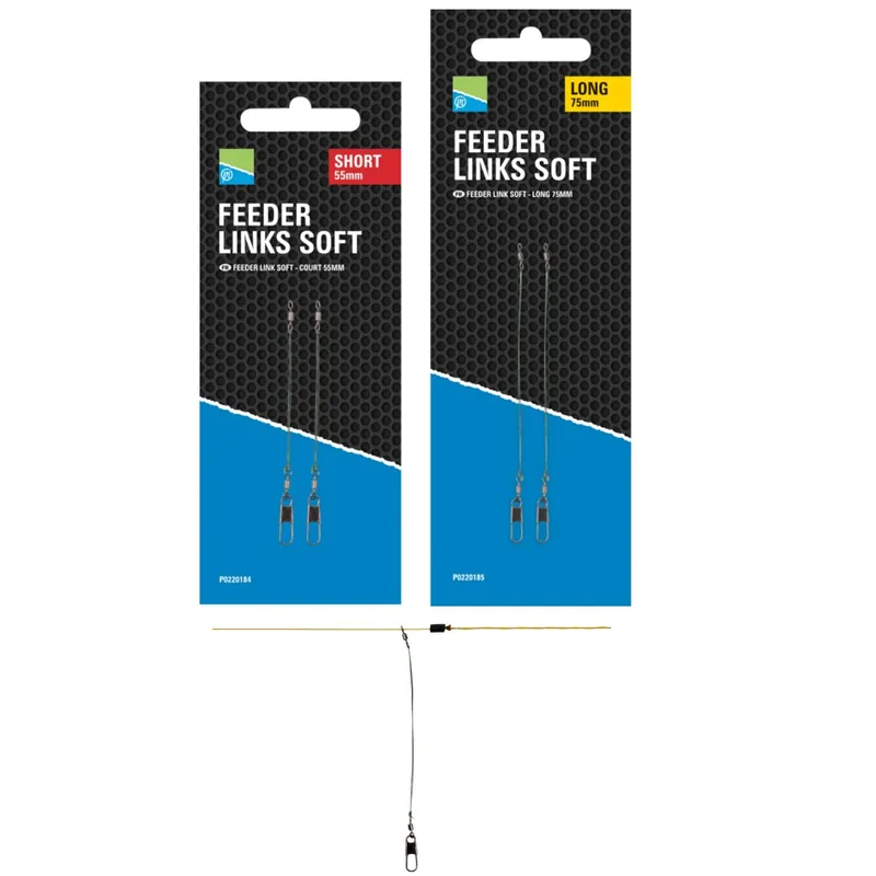 Preston Feeder Links Soft-55 mm 2 Stück
