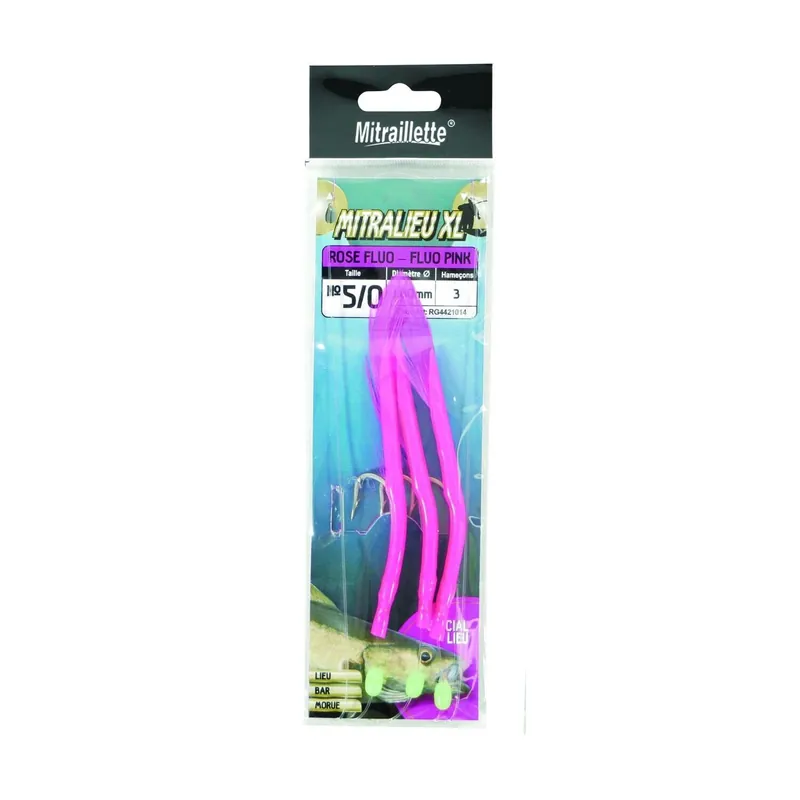 Ragot MITRALIEU XL 3 H Gr. 5/0 0,80 mm FLUO PINK-