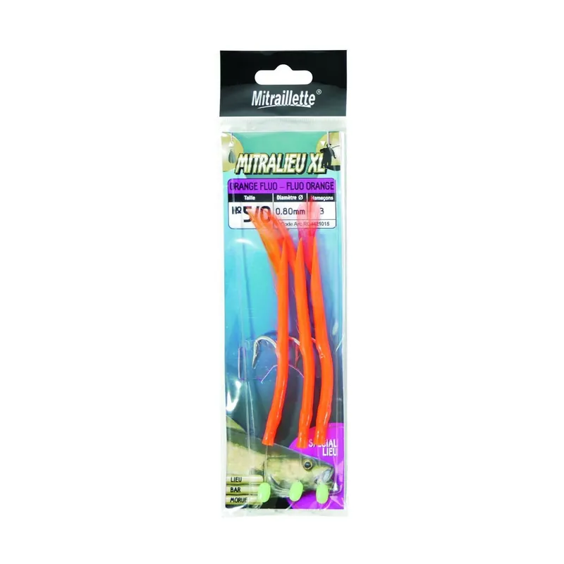 Ragot MITRALIEU XL 3 H Gr.5/0 0,80 mm FLUO ORANGE-
