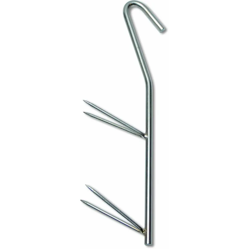 Angelspezi Räucherhaken 17 cm V-Form Extra Halt-