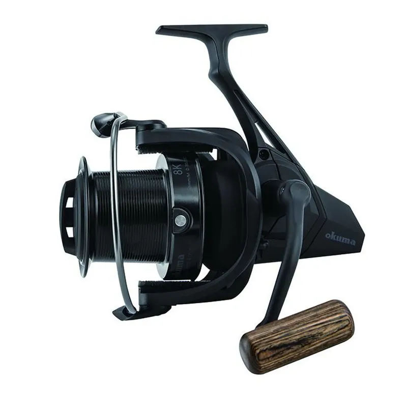 Okuma 8K Angelrolle Rolle 0,38mm/620m Stör Feederrolle Karpfenrolle