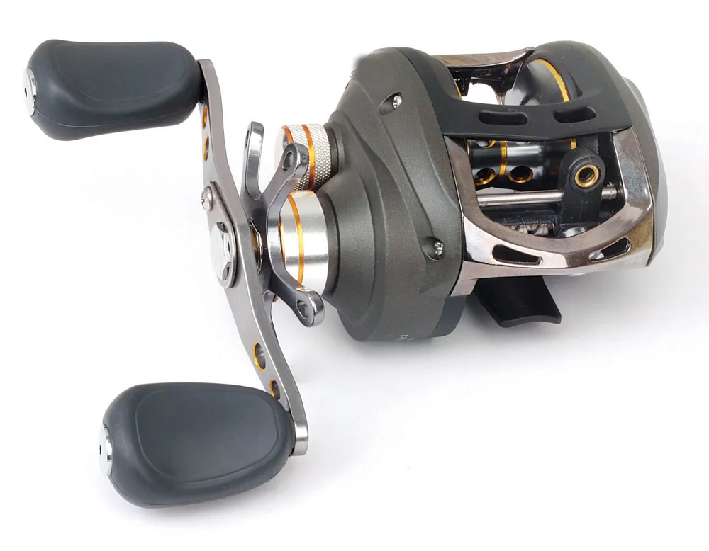 Paladin Palcast DLXR Multirolle rechtshand Baitcastrolle Spinnfischen Angelrolle