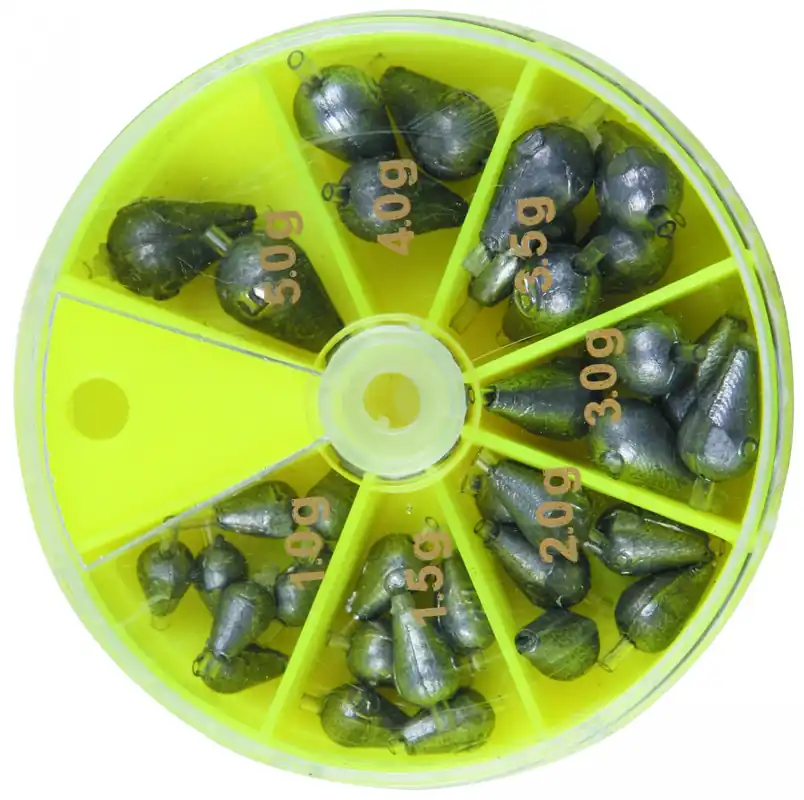 Paladin Wettkampf-Loch-blei Sortiment 95g Forellenfischen Stippen Matchangeln