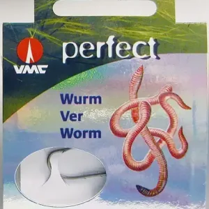 Angelhaken VMC Perfect Wurm Wurmhaken gerader Schenkel 19290 Allroundhaken Haken