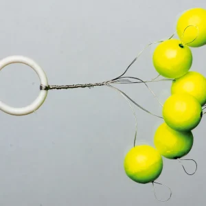 Iron Trout Leuchtpilot rund / gelb Fixpiloten Forellen-Teig Bait Pilot-Kugeln