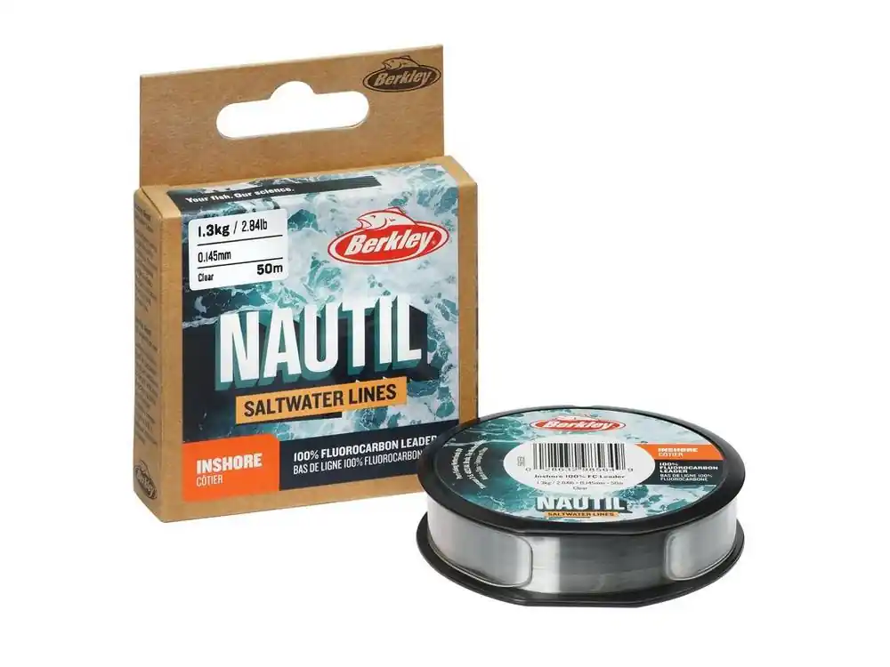 Berkley Nautil Fluorocarbon Shok Leader Vorfach-Schnur Wels Hardmono div Durchme