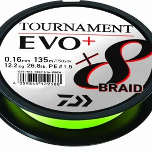 Daiwa Tournement X8 Bariad Evo + geflochtene Schnur 270m Japan chartreuse