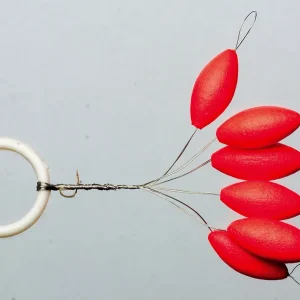 Iron Trout Leuchtpilot oval / rot Fixpiloten Forellen-Teig Bait Pilot-Kugeln