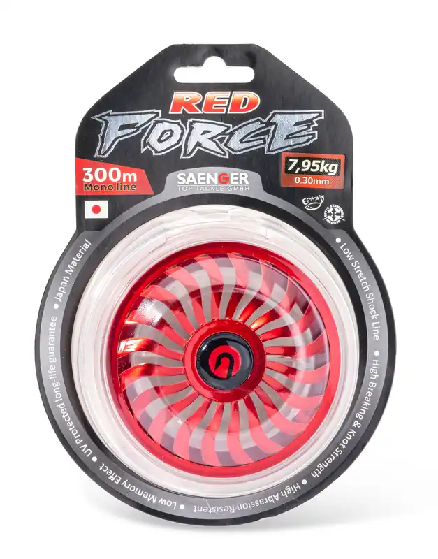 SAENGER Red Force Mono Line 300m Schnur div Durchmesser