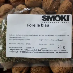 SMOKI Gewürze 15 Gewürzmischung Forelle blau, 25gr.