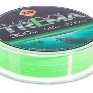 Iron Trout Forellenschnur Schnur monofil Fluo Line Trema Fluo GREEN 300m
