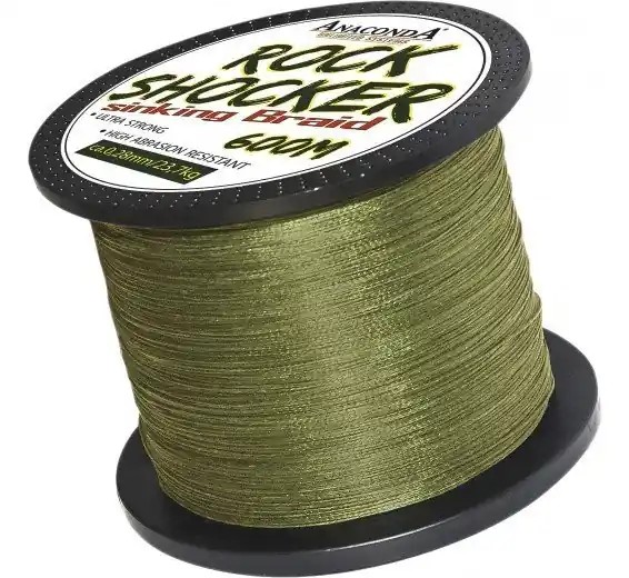 Anaconda Rock Shocker sinking Braid geflochtene Schnur 600m Karpfenschnur