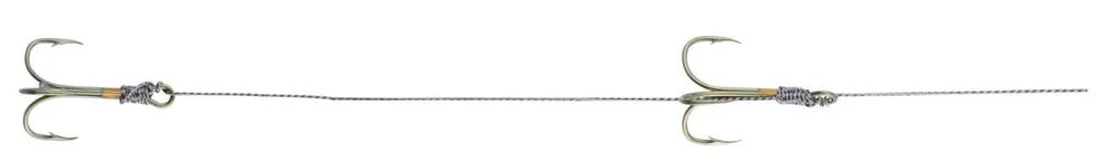 Uni-Cat Waller Wels Waller-vorfach Rig 2 Drillinge 5/0 ohne U-Pose & Rassel