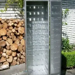 SMOKI - Räuchertechnik ISOLIERTER SMOKI-Räucherofen 85x39x33cm aus FAL-Stahlblech