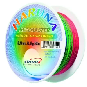 Geflochtene Angelschnur Haruna Seamaster Braid Multicolor Schnur 3000m Großspule