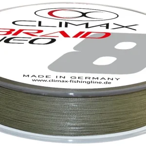 Climax iBraid Neo olive Angelschnur geflochten 3000m div Stärken Made in Germany