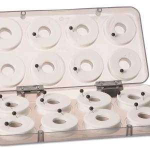 Vorfach-Box MS Range Rigbox 16 Spulen mit Pins Feedern gebundene Haken Box