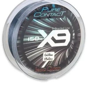 IC Pure Contact X9 Grey 1500m 0,16mm geflochtene Schnur Großspule
