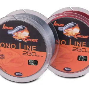 Iron Trout Forellenschnur Schnur monofil Line Trema Grey / Grau 250m