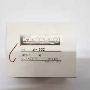 1000 Stk Kamasan B532 B-532 Made in Japan Stipphaken Plättchen-Haken