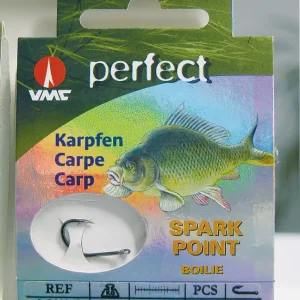 VMC Perfect gebundene Karpfen Boilie Haken mit Haar Karpfenhaken Boiliehaken