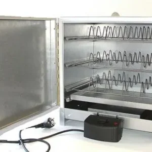 SMOKI Tisch-Elektro-Räucherofen 40x39x33cm aus V2A-Edelstahl Tischräucherofen
