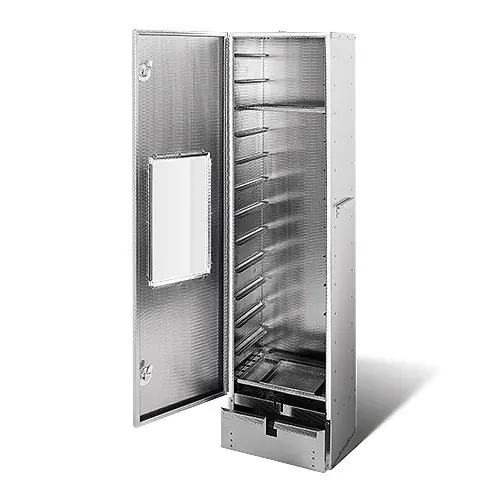 SMOKI - Räuchertechnik Räucherofen 150x39x33cm aus geprägtem 1.4016 Cr-Edelstahl mit Sichtfenster
