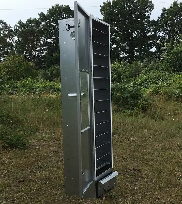 SMOKI - Räuchertechnik Räucherofen Smoki 150x39x33 mit Scheibe FAL 1512