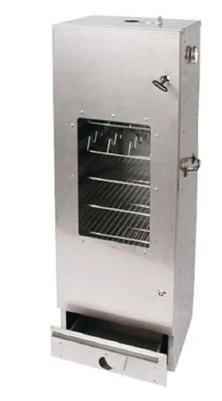 SMOKI - Räucherofen 70x39x26cm mit Scheibe aus V2A-Edelstahl