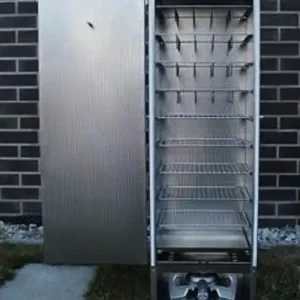 SMOKI - Räuchertechnik Isolierter Räucherofen 120x39x33cm geprägter Edelstahl