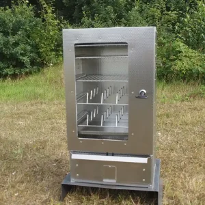 SMOKI - Räuchertechnik - Räucherofen 70x39x26cm + Scheibe aus AiSi430-Edelstahl