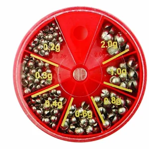 Paladin Schrotblei Sortiment 100g grob Forellenfischen Stippen Matchangeln Waggler