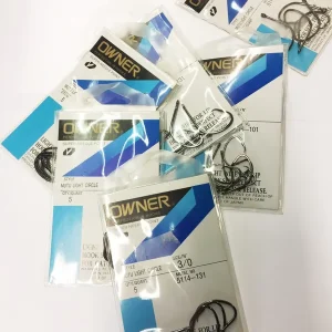 10 Packungen Haken Öhrhaken Owner Mutu Circle Hooks Einzel-haken Waller-haken