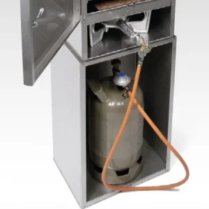 SMOKI - Räuchertechnik Unterbau /Ständer aus V2A Edelstahl für Jumbo Räucherofen 39x53x60cm