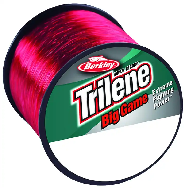 Berkley Trilene BigGame 1000m / 600m Karpfenschnur Großspule Angel Schnur rot