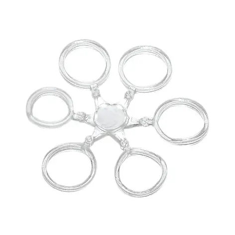 Pelletbänder Pelzer Rig Solution Pellet Bands small clear Haarmontage Karpfenrig