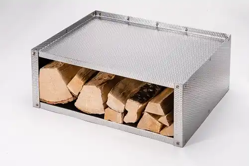 SMOKI Unterbau Sockel für geprägten CR Edelstahl Räucherofen 39x33cm