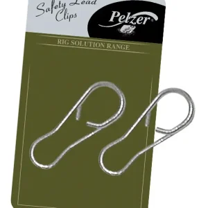 10 St Pelzer Safety Lead Clip Festblei Karpfenmontage Leadcore Karpfenzubehör
