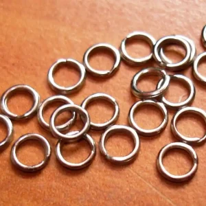Wobbler Sprengringe Sprengring 4mm Durchmesser 20 Stück Haken Drilling angeln