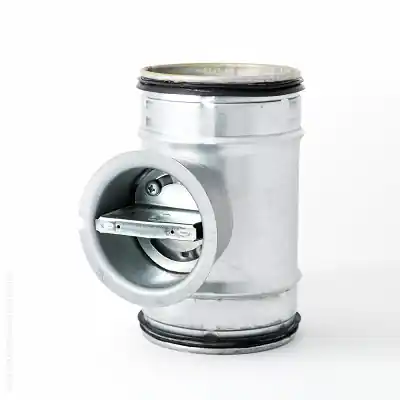 SMOKI ZUBEHÖR 9005 Drosselklappe DN100, Edelstahl