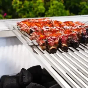 SMOKI Zubehör 4260267089668 Grillrost massiv: Blechdicke: 6mm  LxB 400x300 mm