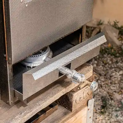 SMOKI Zubehör 9704 Schubladeneinsatz für Gaskocher 4,2kW Geprägtem Edelstahl