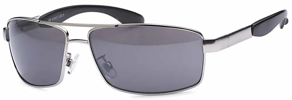 Gil Polarisationsbrille grau anthrazit / matt silbern Pol-Brille Polarisation