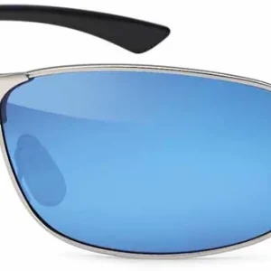 Gil Polarisationsbrille verspiegelt blau / silbern Pol-Brille Polarisation