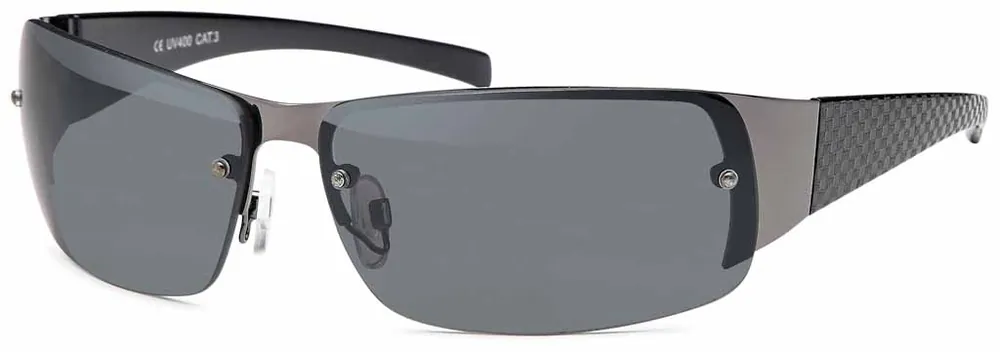 Gil Polarisationsbrille graue Gläser Carbon Optik Pol-Brille Polarisation