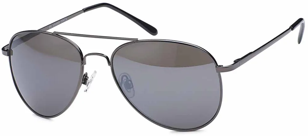 Gil Polarisationsbrille Pilotenbrille farbverlauf grau Pol-Brille Polarisation