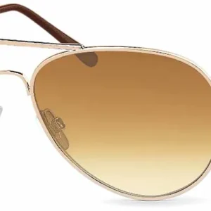 Gil Polarisationsbrille Pilotenbrille farbverlauf GOLD Pol-Brille Polarisation